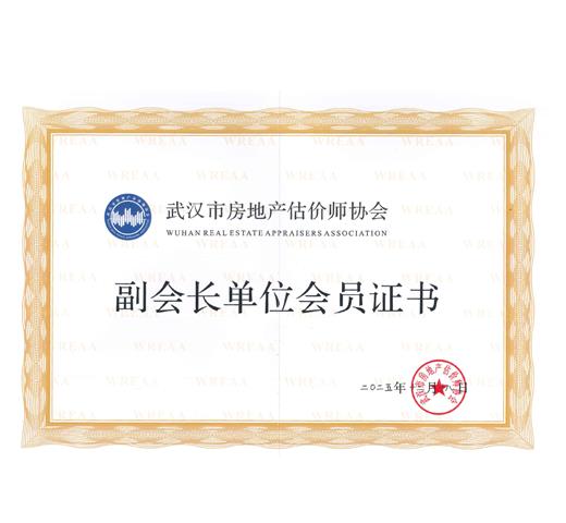 武汉市房地产估价师协会副会长单位