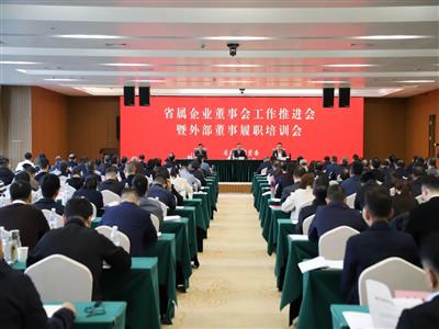 永信行袁文清参加省国资委董事会工作推进暨培训会